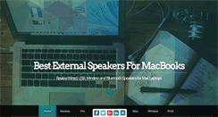Desktop Screenshot of macbook-speakers.com