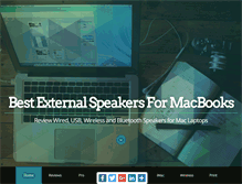 Tablet Screenshot of macbook-speakers.com